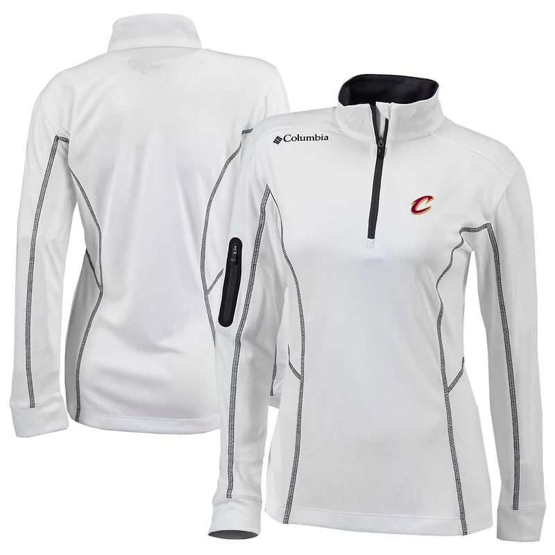 Columbia Cleveland Cavaliers Omni-Wick Shotgun Quarter-Zip Pullover Top