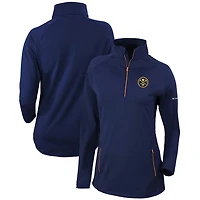Columbia Denver Nuggets Omni-Wick Outward Nine Quarter-Zip Pullover Top