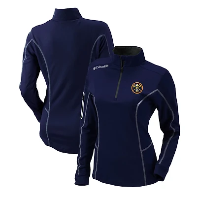 Columbia Denver Nuggets Omni-Wick Shotgun Quarter-Zip Pullover Top