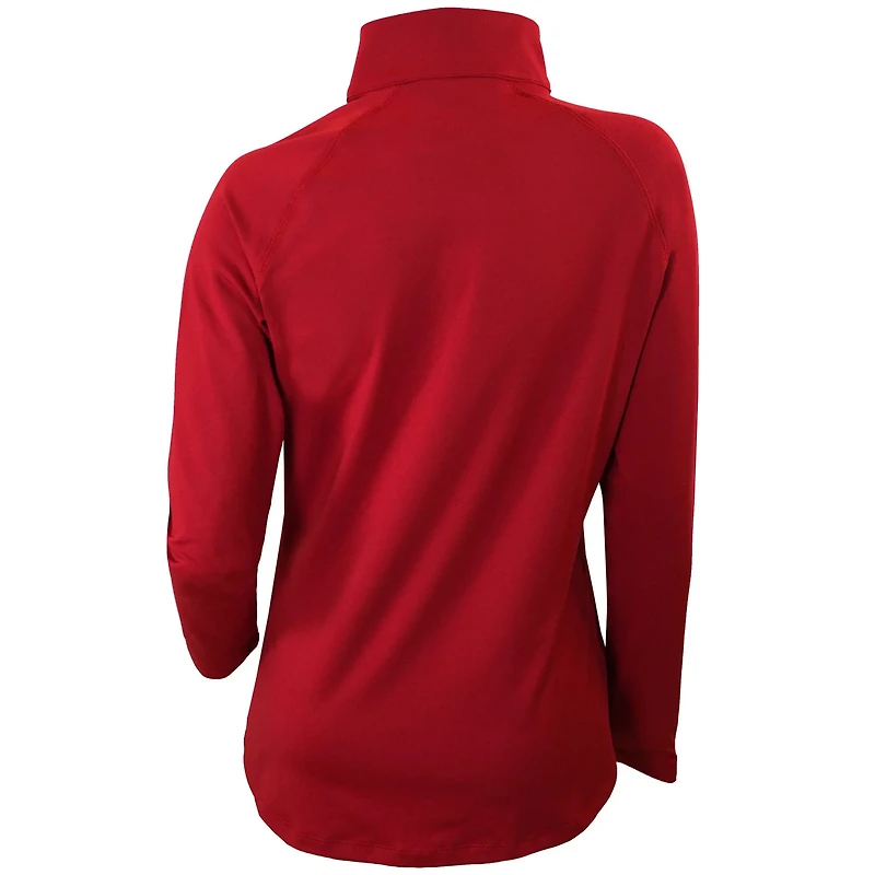Columbia Detroit Pistons Omni-Wick Outward Nine Quarter-Zip Pullover Top