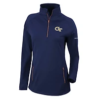 Columbia Georgia Tech Yellow Jackets Outward Nine Quarter-Zip Pullover Top