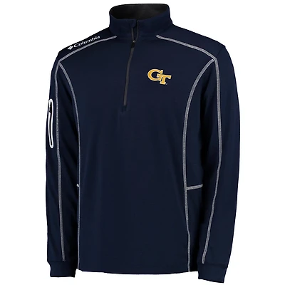Columbia Golf Georgia Tech Yellow Jackets Shotgun Omni-Wick Quarter-Zip Pullover Jacket