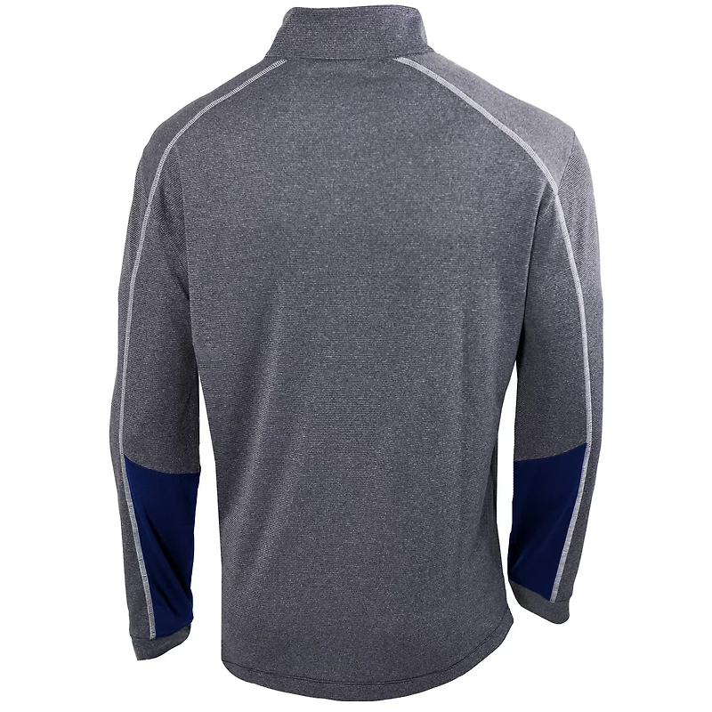 Columbia Gray/ Illinois Fighting Illini Omni-Wick Shotgun 20 Quarter-Zip Pullover Top