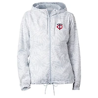Columbia Gray Minnesota Twins Flash Forward Full-Zip Windbreaker Jacket