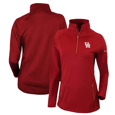 Columbia Houston Cougars Outward Nine Quarter-Zip Pullover Top