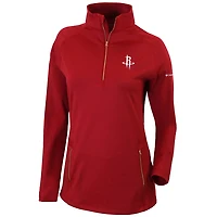 Columbia Houston Rockets Omni-Wick Outward Nine Quarter-Zip Pullover Top