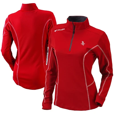Columbia Houston Rockets Omni-Wick Shotgun Quarter-Zip Pullover Top