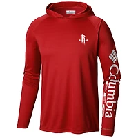 Columbia Houston Rockets Terminal Tackle Long Sleeve Hoodie T-Shirt