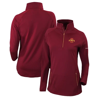 Columbia Iowa State Cyclones Outward Nine Quarter-Zip Pullover Top