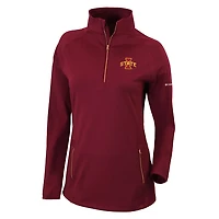 Columbia Iowa State Cyclones Outward Nine Quarter-Zip Pullover Top