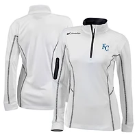 Columbia Kansas City Royals Omni-Wick Shotgun Quarter-Zip Pullover Top
