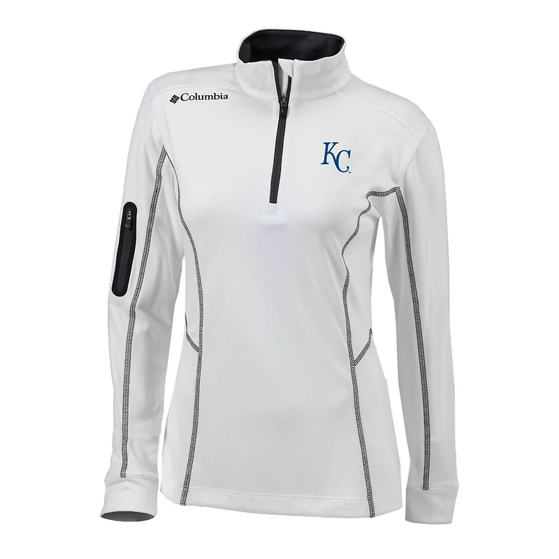 Columbia Kansas City Royals Omni-Wick Shotgun Quarter-Zip Pullover Top