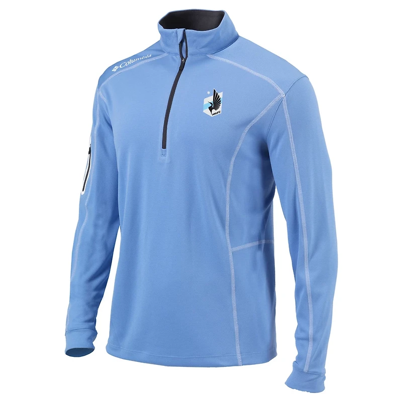 Columbia Light Minnesota United FC Shotgun Quarter-Zip Pullover Jacket