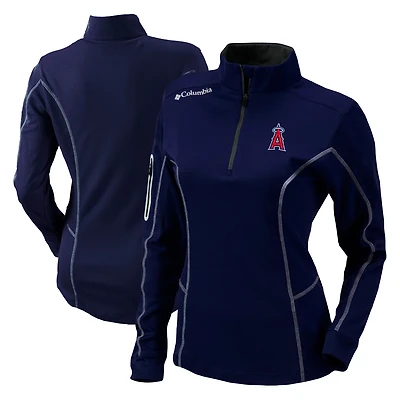 Columbia Los Angeles Angels Omni-Wick Shotgun Quarter-Zip Pullover Top