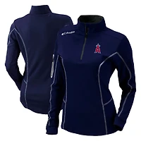 Columbia Los Angeles Angels Omni-Wick Shotgun Quarter-Zip Pullover Top
