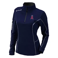 Columbia Los Angeles Angels Omni-Wick Shotgun Quarter-Zip Pullover Top
