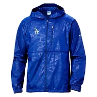 Columbia Los Angeles Dodgers Camo Flash Forward Full-Zip Team Logo Windbreaker Jacket