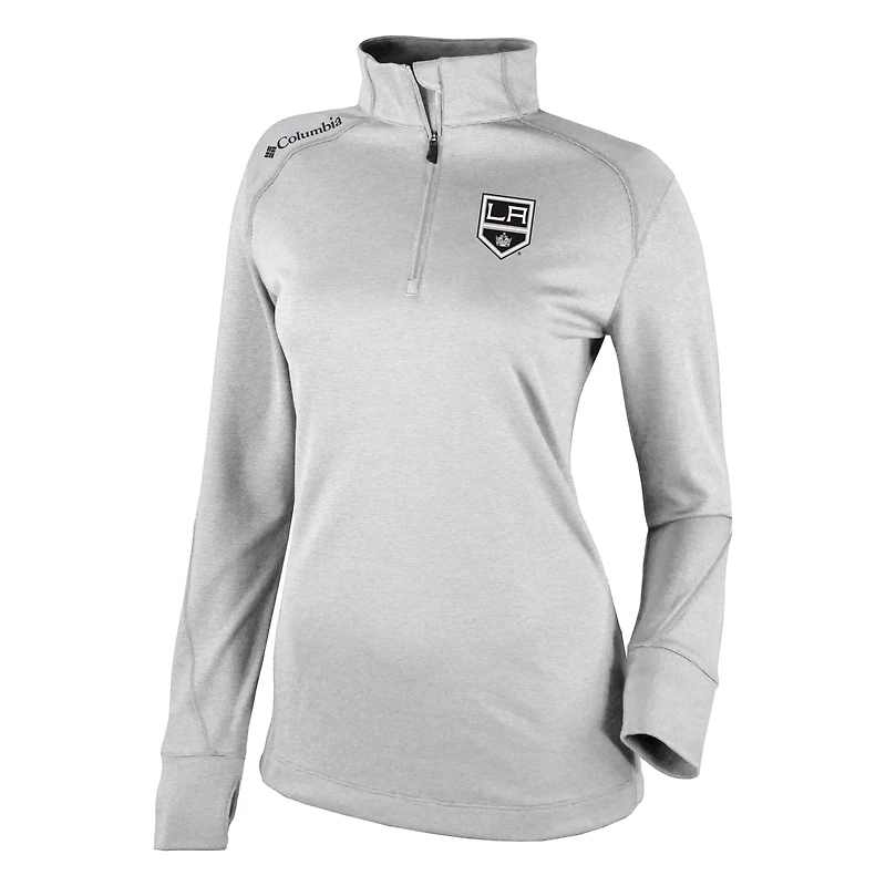 Columbia Los Angeles Kings Omni-Wick Shotgun 20 Quarter-Zip Pullover Top