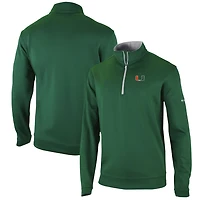 Columbia Miami Hurricanes Omni-Wick Wickhams Hills Quarter-Zip Pullover Top