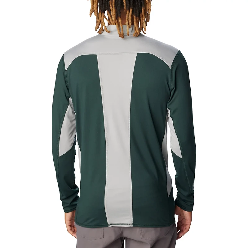 Columbia Michigan State Spartans Tech Trail Omni-Shade Quarter-Zip Top