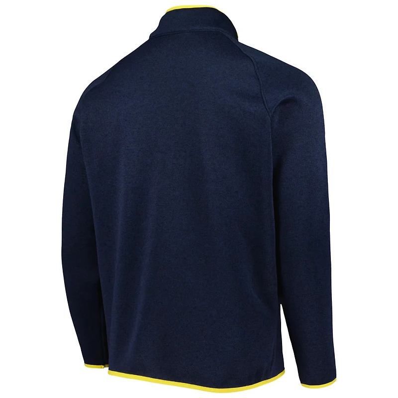 Columbia Michigan Wolverines Canyon Point Omni-Shield Raglan Half-Zip Pullover Top