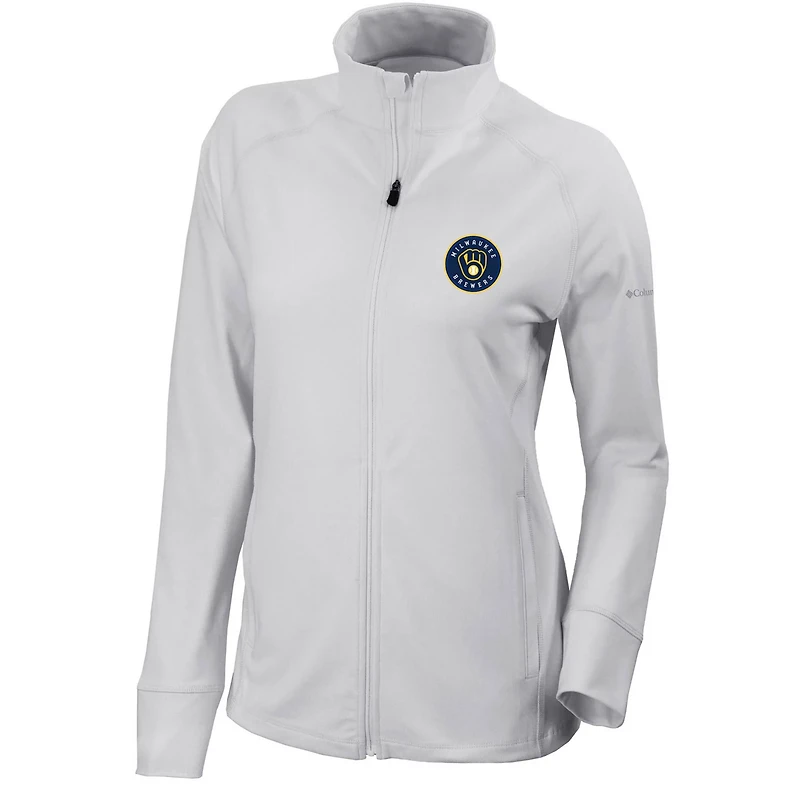 Columbia Milwaukee Brewers Omni-Wick Greenkeeper Full-Zip Jacket