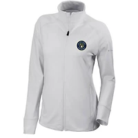 Columbia Milwaukee Brewers Omni-Wick Greenkeeper Full-Zip Jacket
