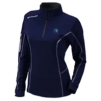 Columbia Minnesota Timberwolves Omni-Wick Shotgun Quarter-Zip Pullover Top