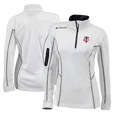 Columbia Minnesota Twins Omni-Wick Shotgun Quarter-Zip Pullover Top