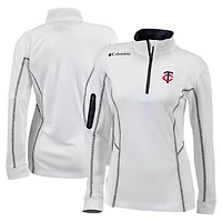 Columbia Minnesota Twins Omni-Wick Shotgun Quarter-Zip Pullover Top