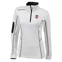 Columbia Minnesota Twins Omni-Wick Shotgun Quarter-Zip Pullover Top