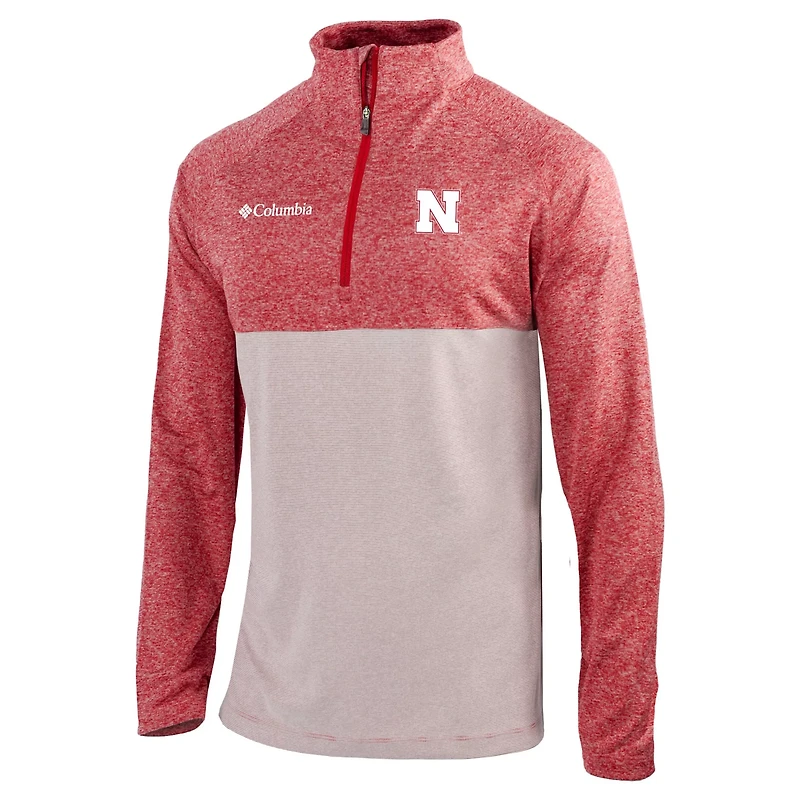 Columbia Nebraska Huskers Omni-Wick Rockin' It Quarter-Zip Pullover Jacket