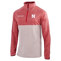 Columbia Nebraska Huskers Omni-Wick Rockin' It Quarter-Zip Pullover Jacket