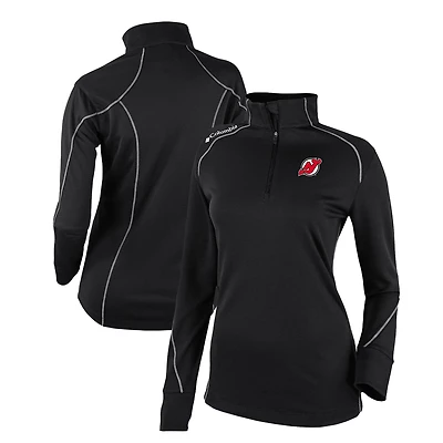 Columbia New Jersey Devils Omni-Wick Shotgun 20 Quarter-Zip Pullover Top