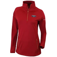 Columbia New Orleans Pelicans Omni-Wick Outward Nine Quarter-Zip Pullover Top