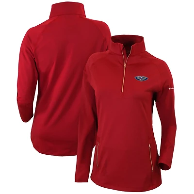 Columbia New Orleans Pelicans Omni-Wick Outward Nine Quarter-Zip Pullover Top