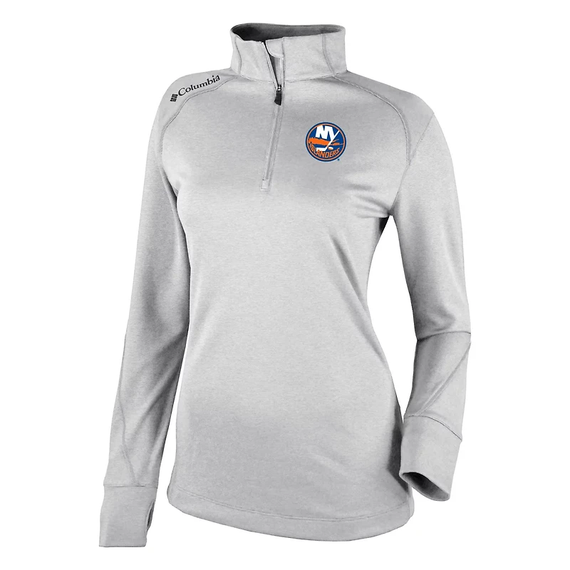Columbia New York Islanders Omni-Wick Shotgun 20 Quarter-Zip Pullover Top
