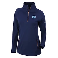 Columbia North Carolina Tar Heels Outward Nine Quarter-Zip Pullover Top