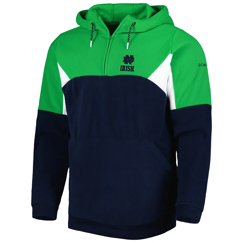 Columbia Notre Dame Fighting Irish Lodge Quarter-Zip Hoodie