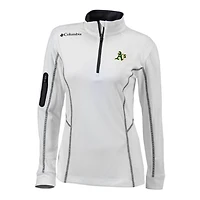 Columbia Oakland Athletics Omni-Wick Shotgun Quarter-Zip Pullover Top