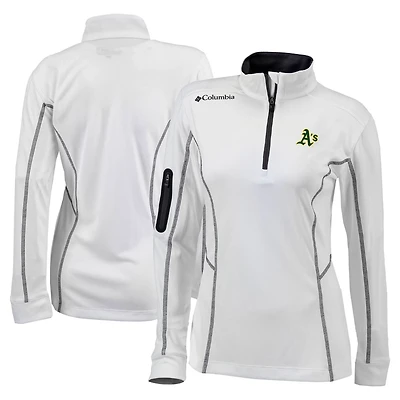 Columbia Oakland Athletics Omni-Wick Shotgun Quarter-Zip Pullover Top