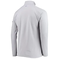 Columbia Ohio State Buckeyes Terminal Tackle Fleece Raglan Omni-Shade Quarter-Zip Jacket