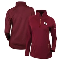 Columbia Oklahoma Sooners Outward Nine Quarter-Zip Pullover Top