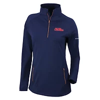 Columbia Ole Miss Rebels Outward Nine Quarter-Zip Pullover Top