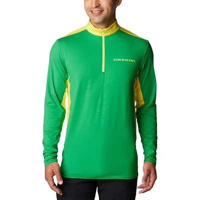 Columbia Oregon Ducks Tech Trail Omni-Shade Quarter-Zip Top