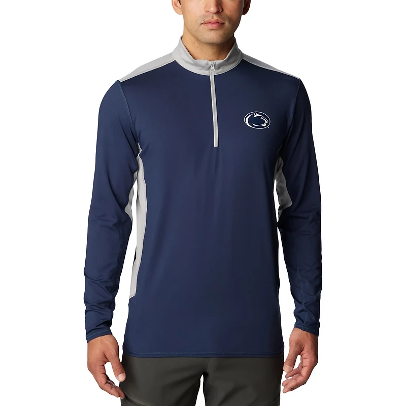 Columbia Penn State Nittany Lions Tech Trail Omni-Shade Quarter-Zip Top