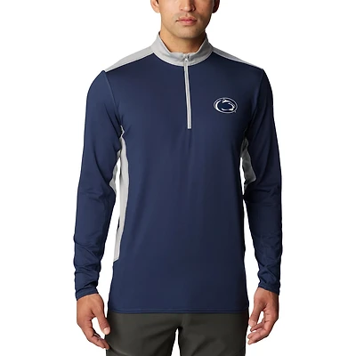 Columbia Penn State Nittany Lions Tech Trail Omni-Shade Quarter-Zip Top