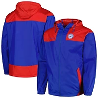 Columbia Philadelphia 76ers Big  Tall Flash Forward Challenger Omni-Shade Full-Zip Hoodie