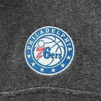 Columbia Philadelphia 76ers Heathered Charcoal Flanker Full-Zip Jacket