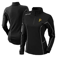 Columbia Pittsburgh Pirates Omni-Wick Shotgun Quarter-Zip Pullover Top